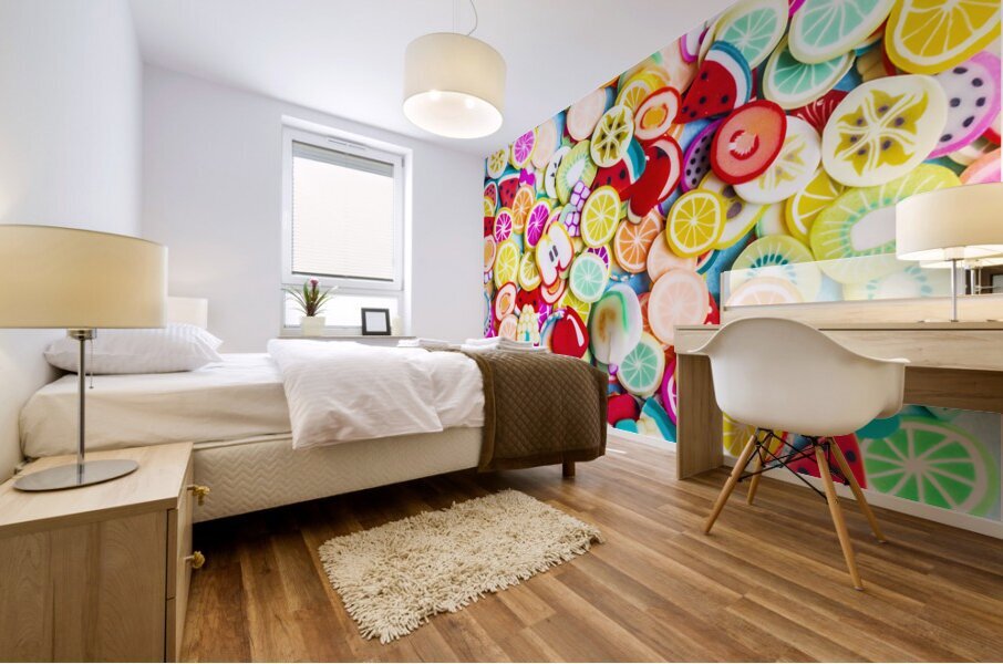 Sliced sweetness Mural print