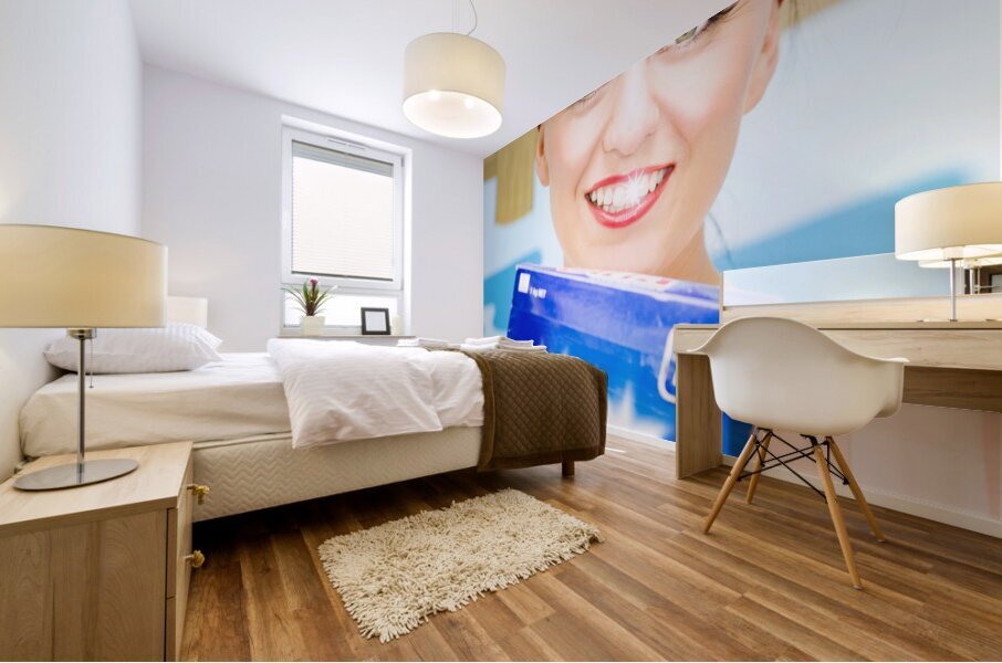 Washing Powder Woman Mural print