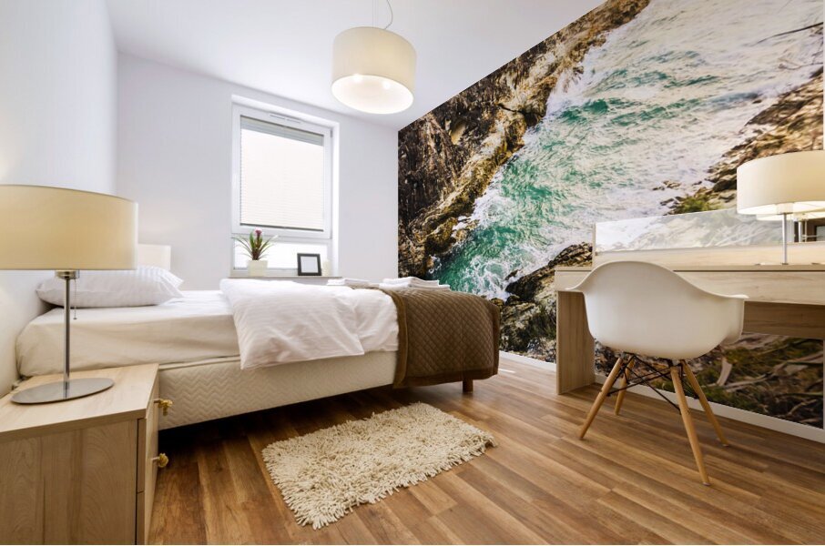 Coastal cliffs Mural print