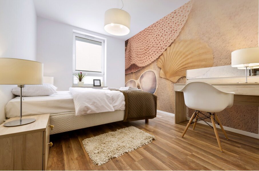 Australian summer holidays Mural print