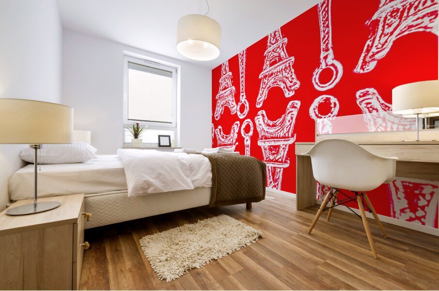 Match made in Paris Mural print