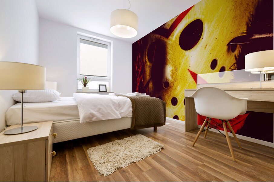 A cinematic nightmare Mural print