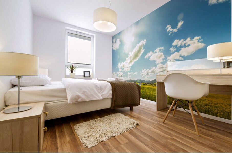 Spring country Mural print