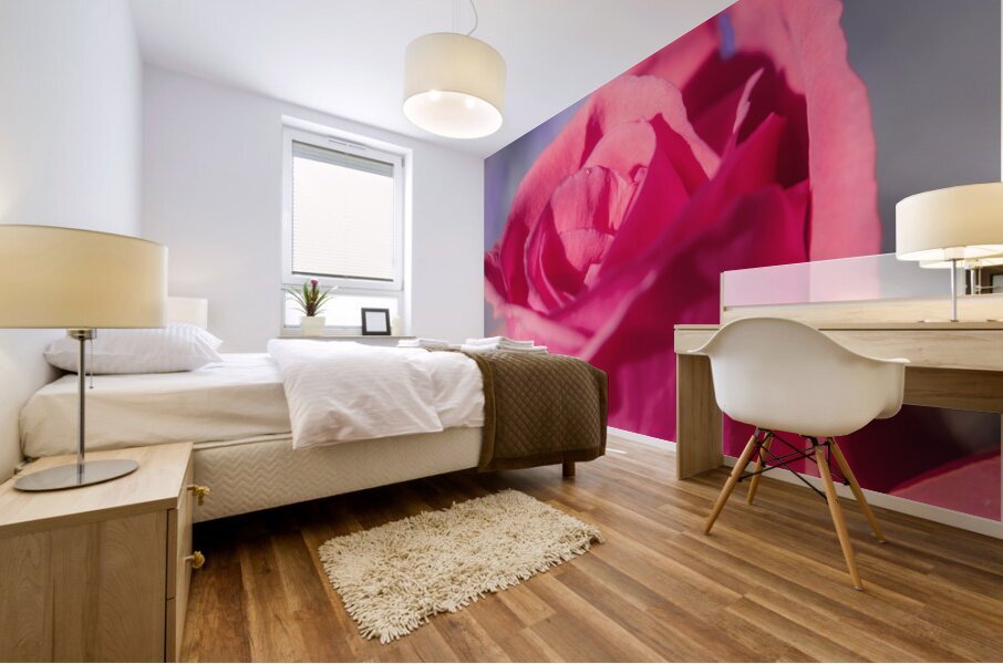 Rosy romantics Mural print