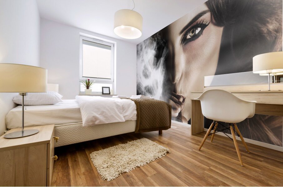 Poker Face Mural print