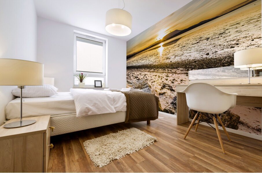 Beautiful beach sunsets Mural print