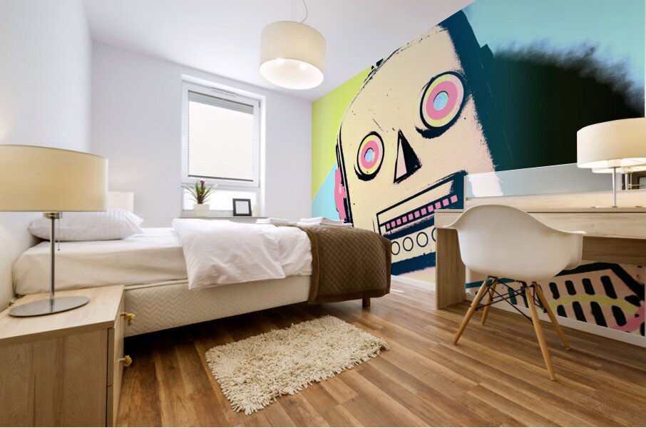 Spaced out Mural print