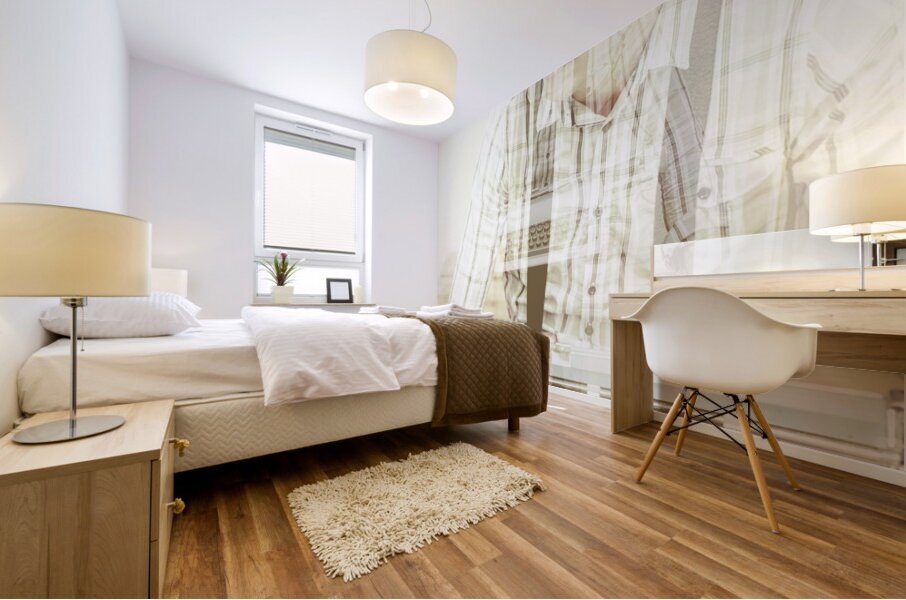 Plot double take Mural print