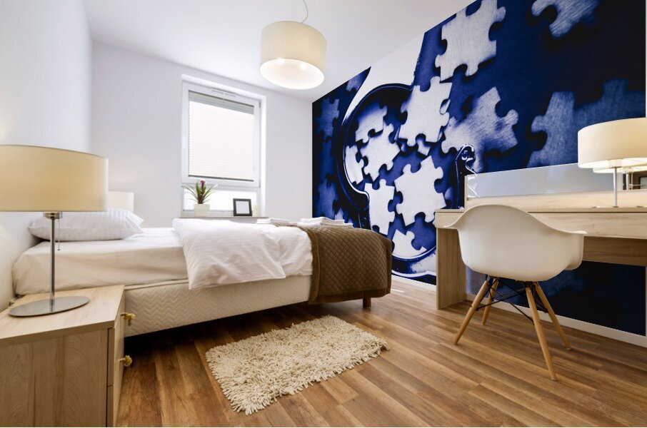 Open case mystery Mural print