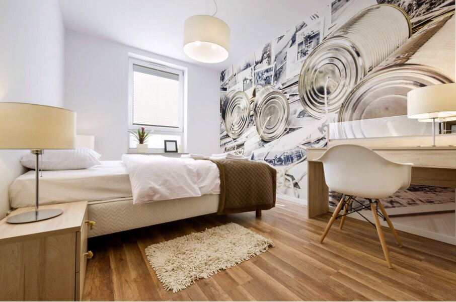 News room switchboard Mural print