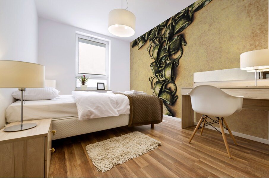 Tea pot art Mural print