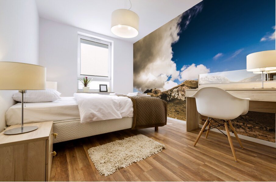 Remote rural roads Mural print