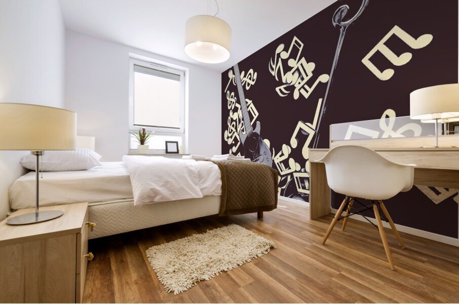 Sound bites Mural print