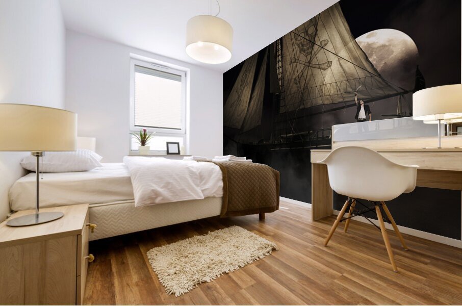 Pirate Ship Mural print