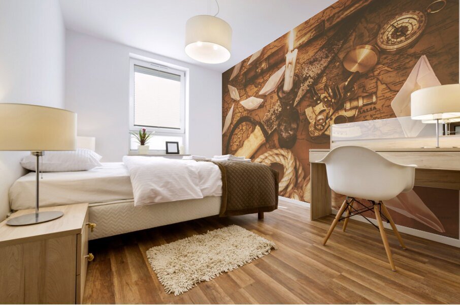 adventures untold Mural print