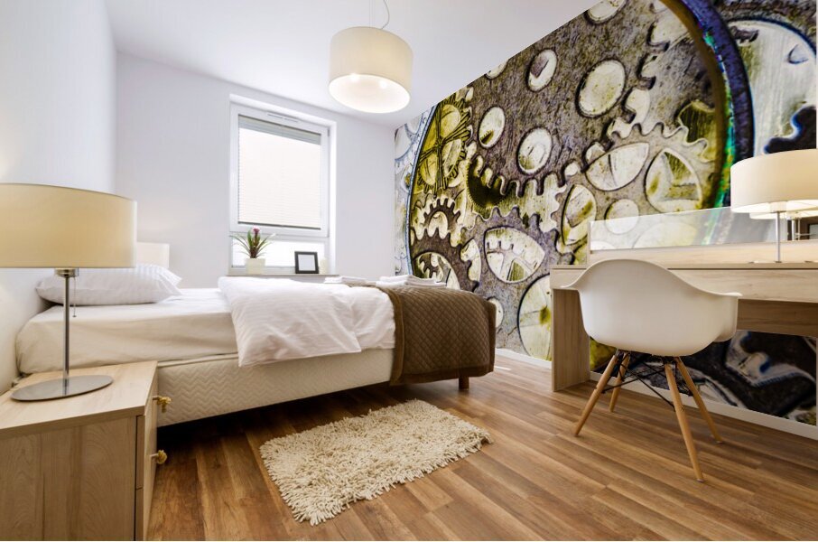 Monocle machinery Mural print