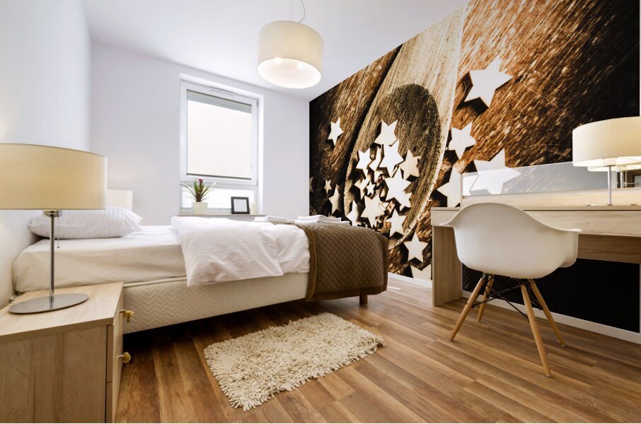 Christmas cooking Mural print