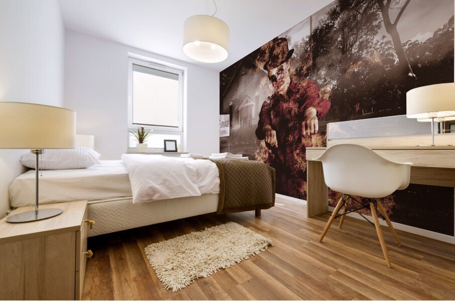 Legend of the furnace funerals fire Mural print