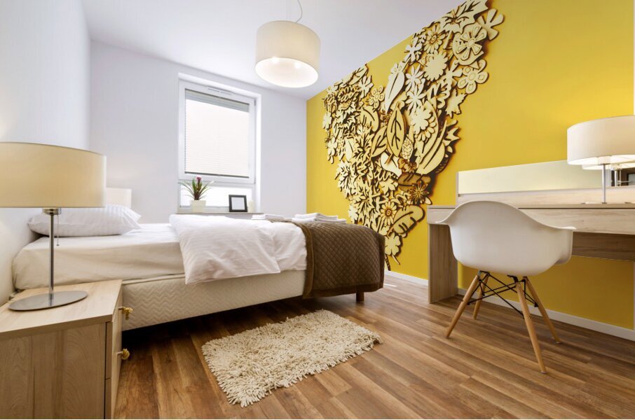 To love is to fall Mural print