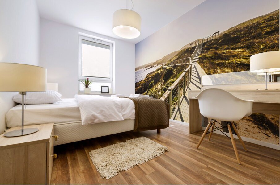 Coastal way Mural print