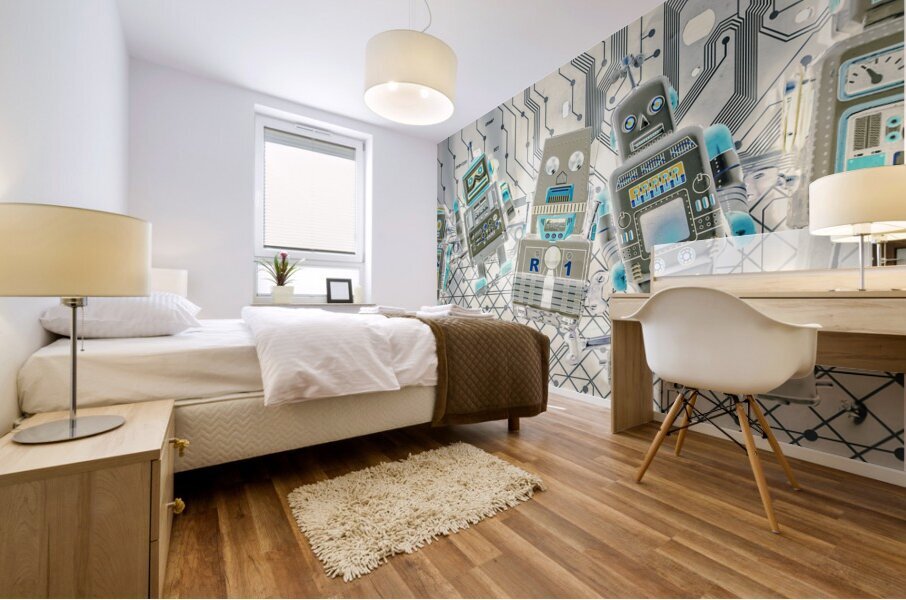 Wired intelligence Mural print