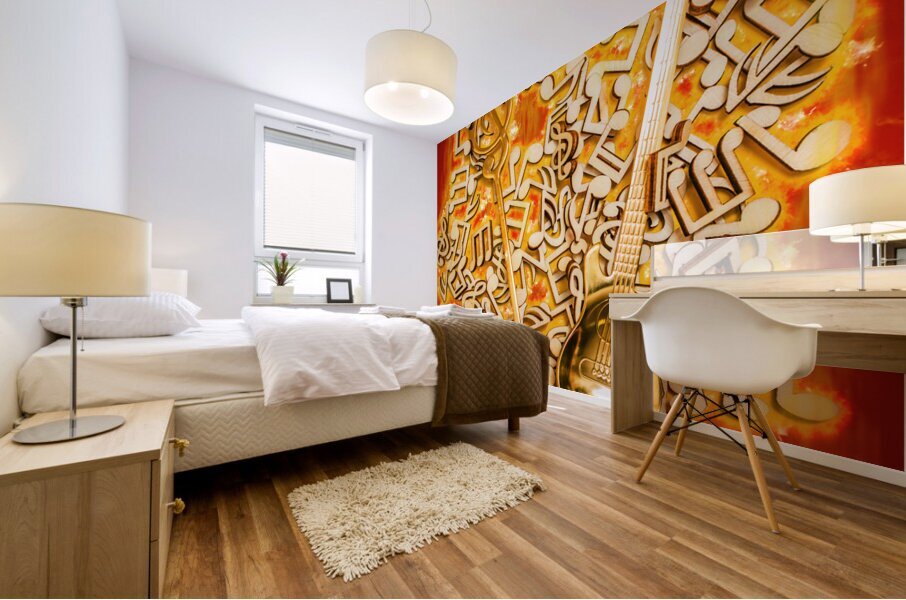 Disco diner Mural print