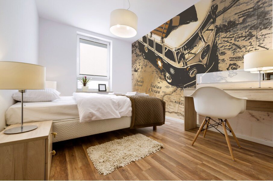 Summers Past Mural print