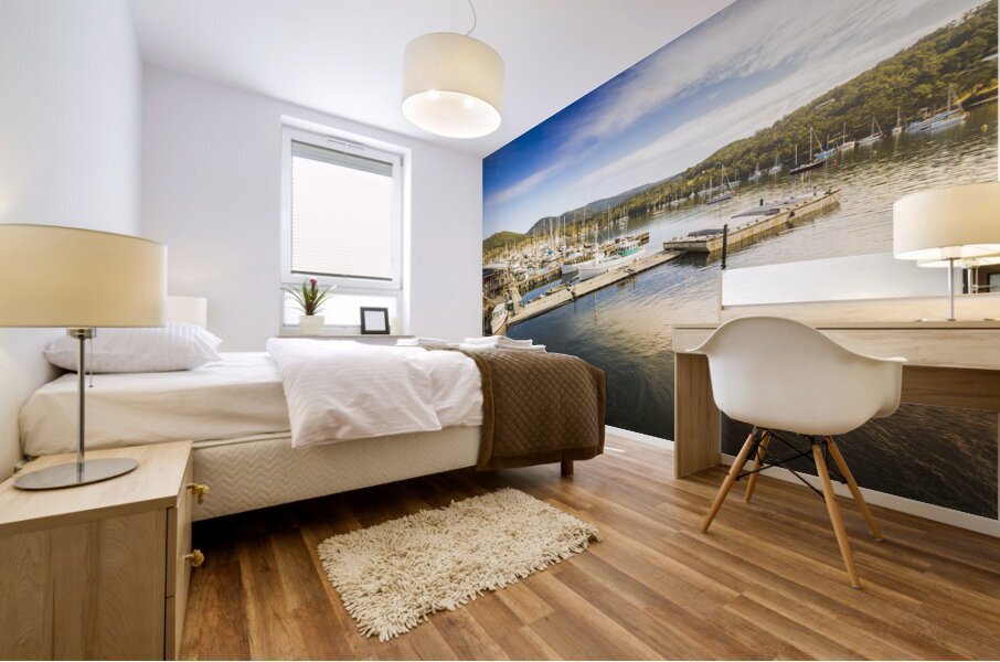 Kettering boat harbour Mural print