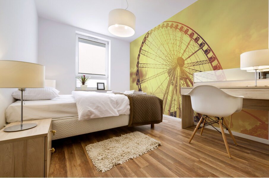 Flares and fairs Mural print