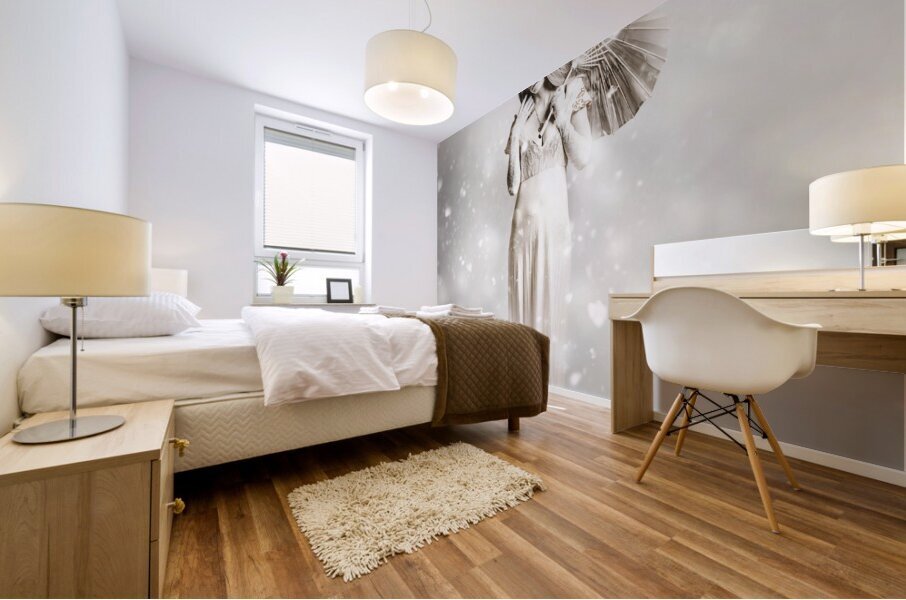 The white vampire  Mural print