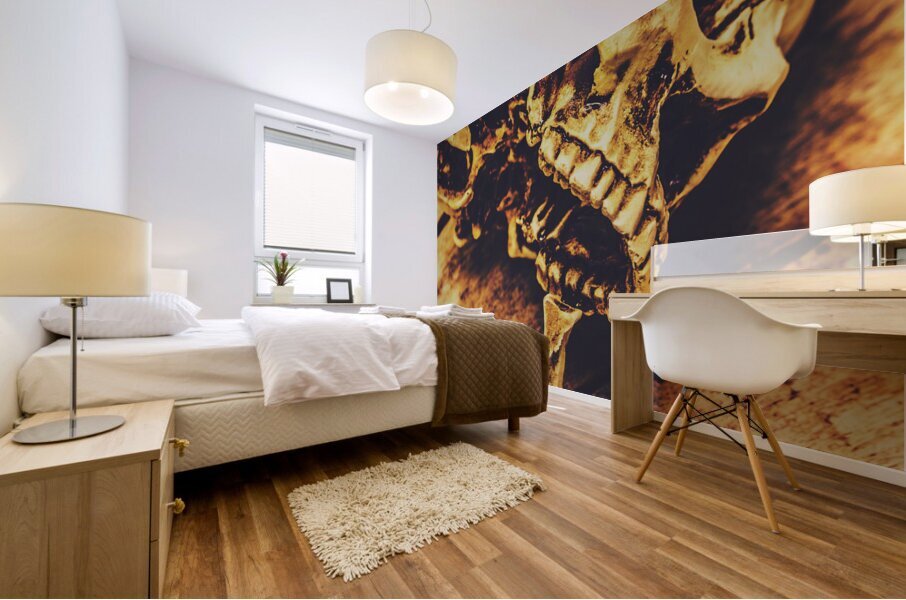 Jaw dropping horror Mural print