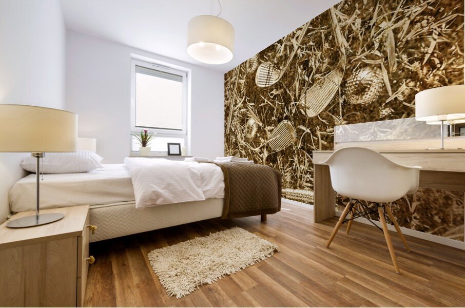 The art of golf Mural print