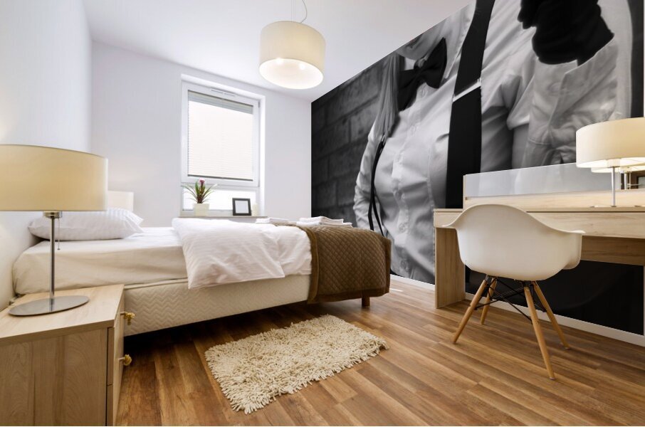 Caught Red Handed With A Soft Clue Mural print