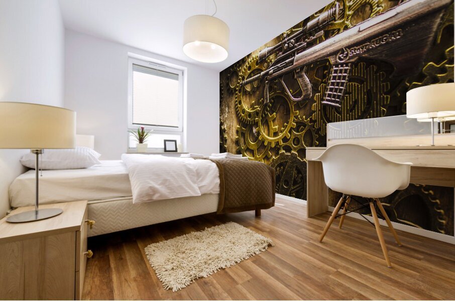 Miniature Steyr AUG A1 Mural print