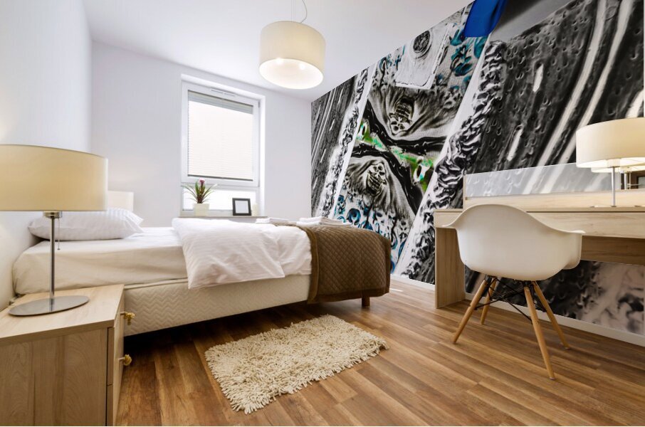 Urban tracks Mural print