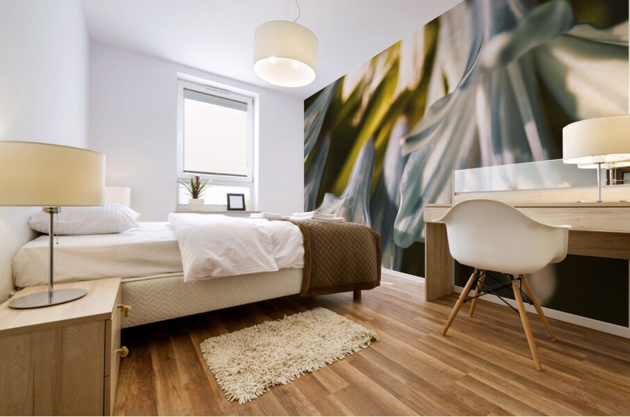 Vintage Agapanthus flower Mural print