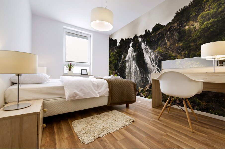 Tasmanian waterfalls in Waratah Australia Mural print