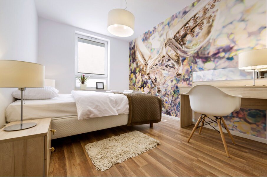 Gemstone and sapphire Mural print