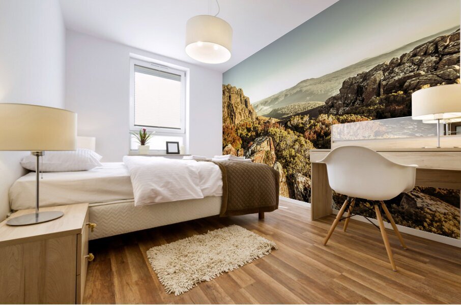 An alpine morning Mural print