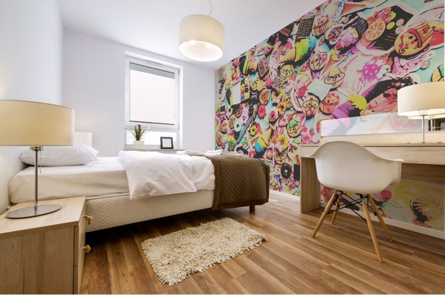 Diner delights Mural print