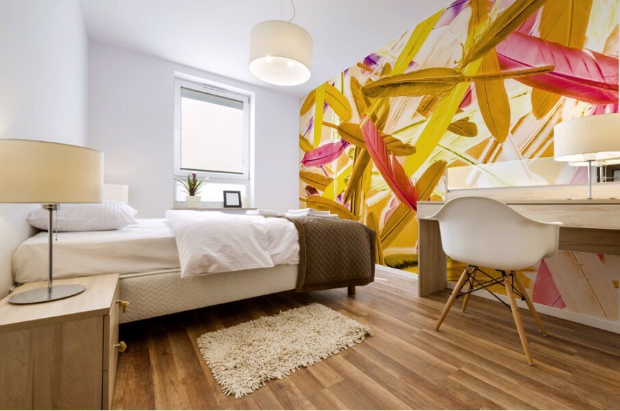 Palletry Plumes Mural print