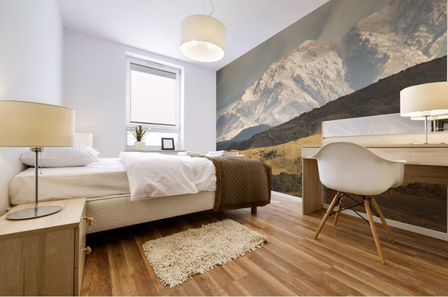Pastoral peaks  Mural print