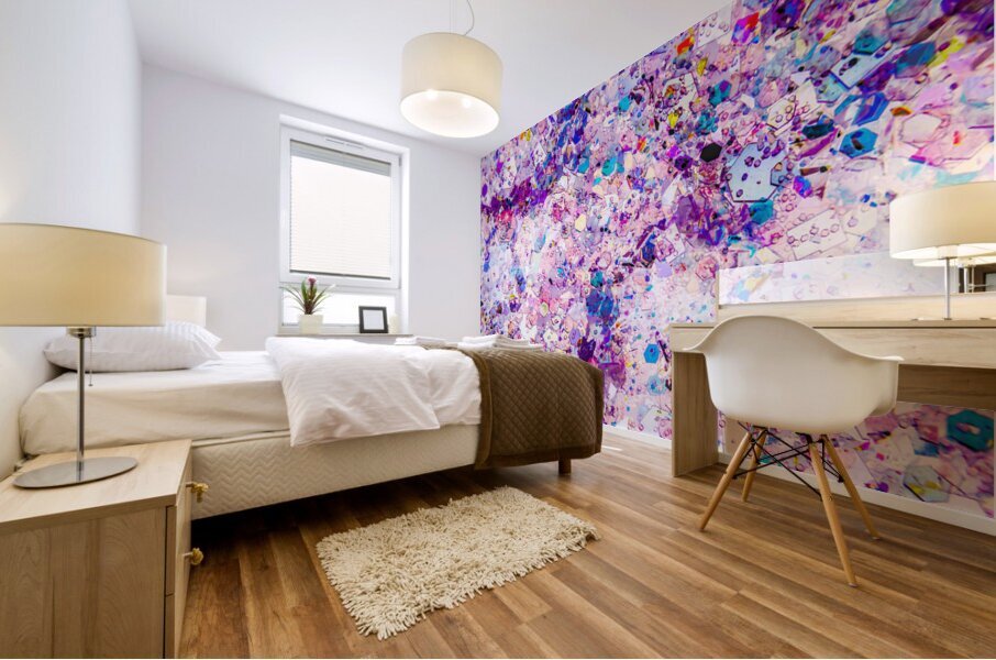 Glittering display Mural print