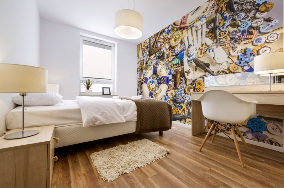 Ornamental oceanics Mural print