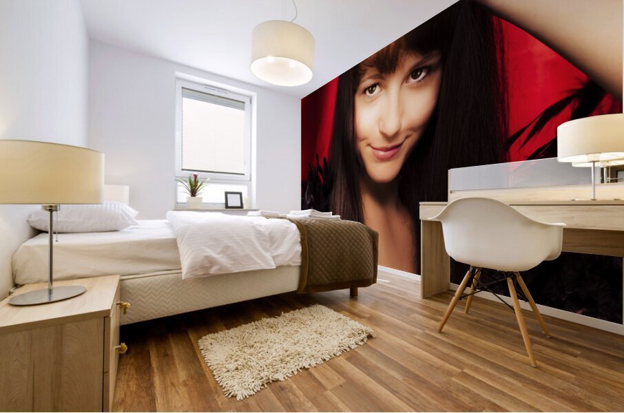 Play act of theatrical beauty Mural print