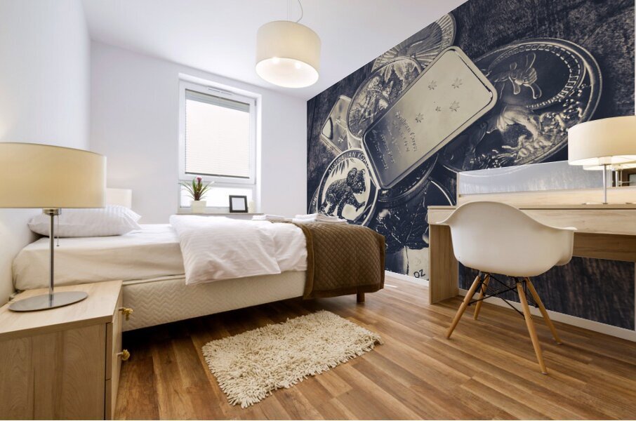 Finance and commodities Mural print