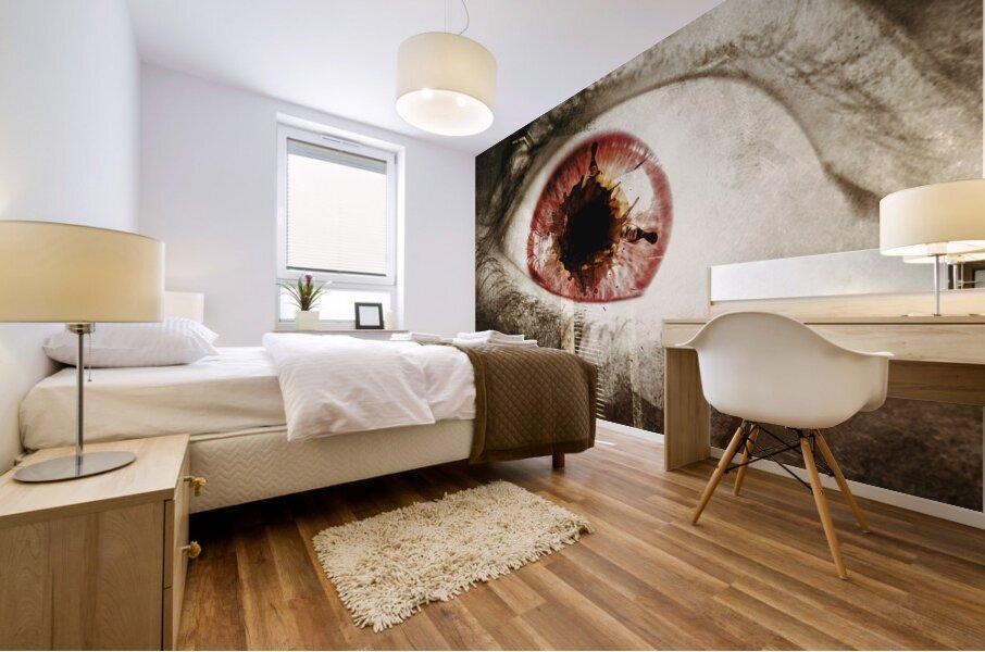 When souls escape Mural print