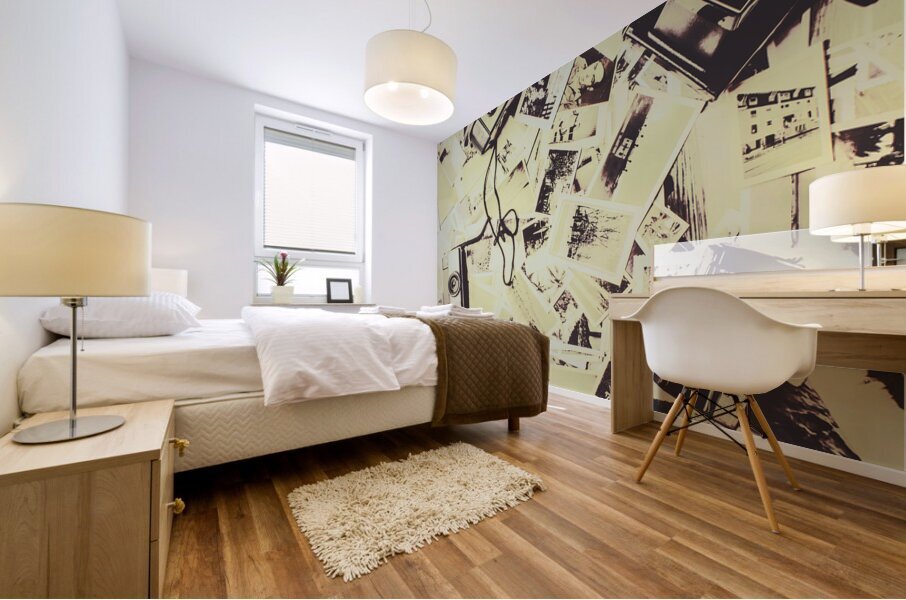 Round trips Mural print