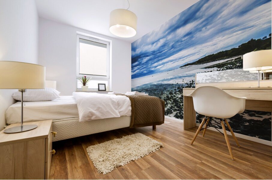 Blue bay beauty Mural print
