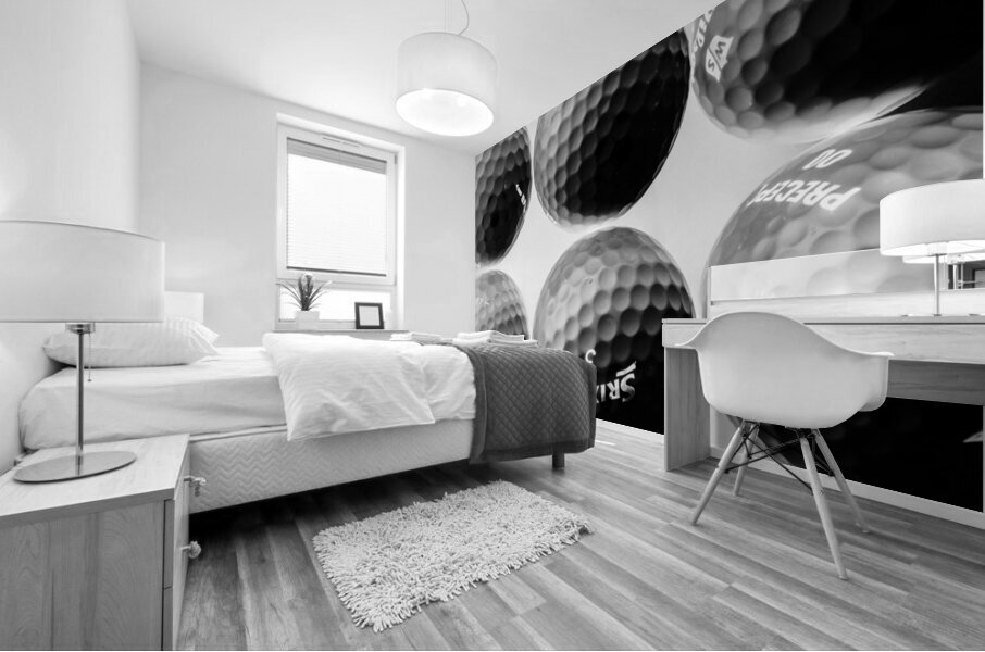 Golf round Mural print